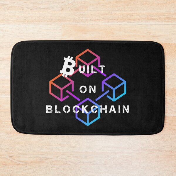 Item preview, Biult On Blockchain Bitcoin Crypto designed and sold by Funny-Tees4U.