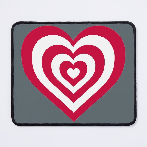 Item preview, White and Scarlet - Powerpuff Girls Retro Heart designed and sold by Liyanna Baloca.