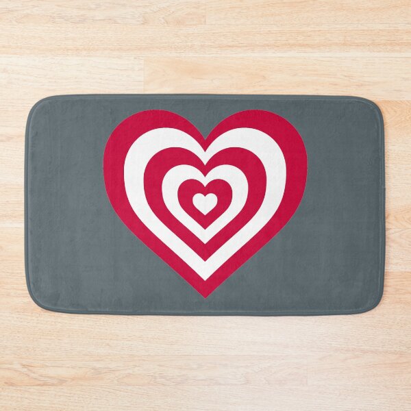Item preview, White and Scarlet - Powerpuff Girls Retro Heart designed and sold by Liyanna Baloca.