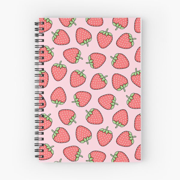 Item preview, Cute Strawberry Pattern Illustration designed and sold by DimensionC169.