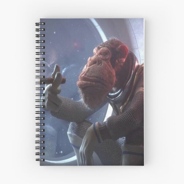 Item preview, Astronaut Monkey Smoking a Cigar in Space designed and sold by remarkableswag.