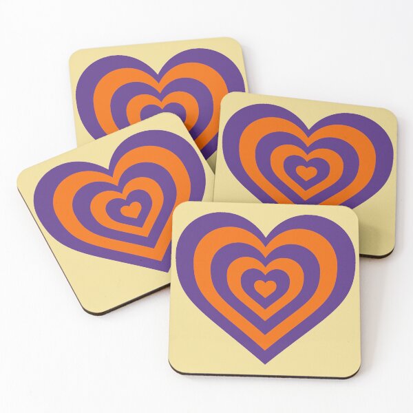 Item preview, Orange and Regalia - Powerpuff Girls Retro Heart designed and sold by Liyanna Baloca.