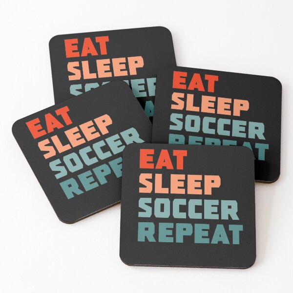 Item preview, Eat Sleep Soccer Repeat designed and sold by PGPshop.