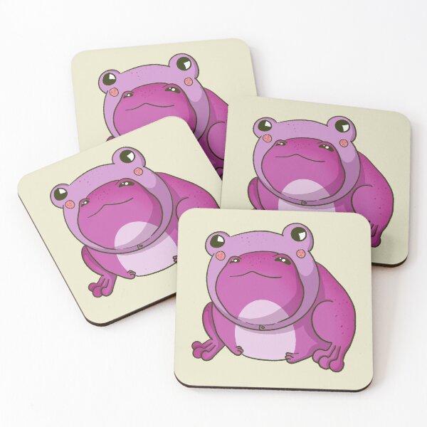 Artikelvorschau, Frosch im Froschhut (lila) entworfen und verkauft von Artfromtheabyss.