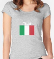 Italia Women's Fitted Scoop T-Shirt