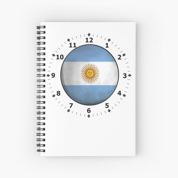 Aperçu de l'œuvre horloge argentine créée et vendue par ZiphGames.