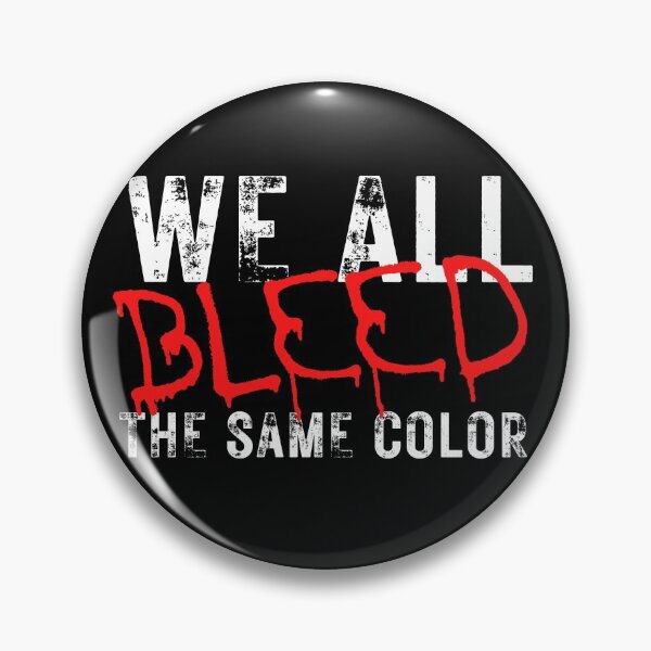 Item preview, We All Bleed The Same Color - Anti Racism Vintage Graffiti Print designed and sold by Vibbin4Life33.