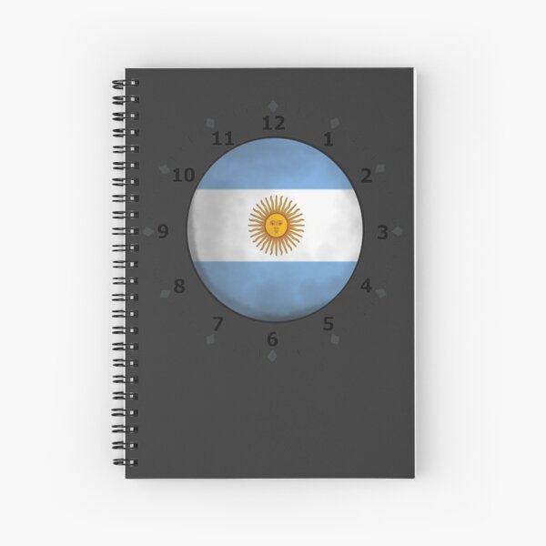 Aperçu de l'œuvre horloge argentine créée et vendue par ZiphGames.