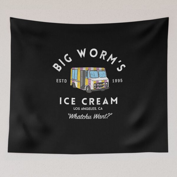 Item preview, Big Worm's Ice Cream - Whatchuwant? - vintage logo designed and sold by Primotees.