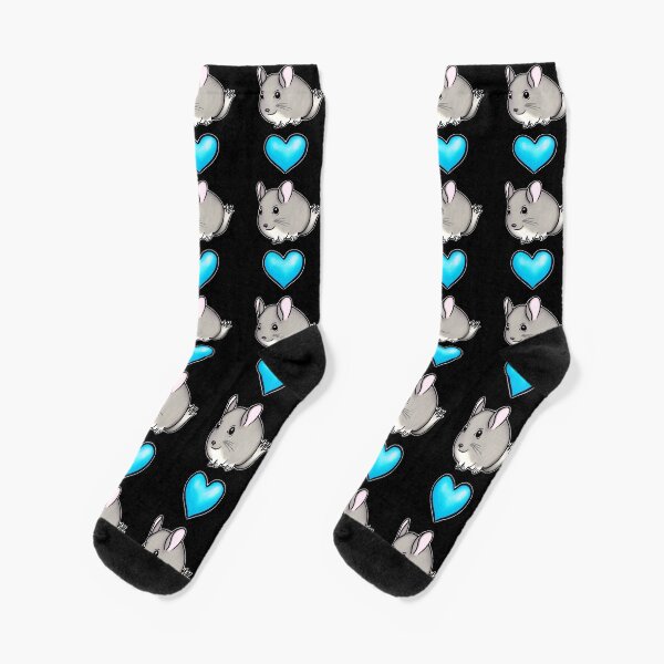 Item preview, Cute Chubby Chinchilla, I Heart Chinchillas Blue designed and sold by Mochi-Merch.