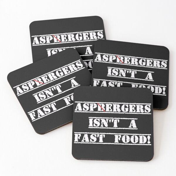 Item preview, Aspergers isnt a fast food funny design designed and sold by Solotree.
