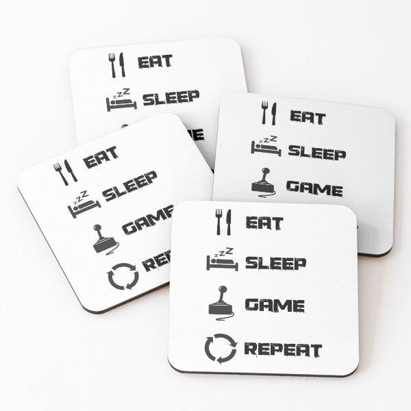 Item preview, Eat Sleep Game Repeat designed and sold by classy-shop.