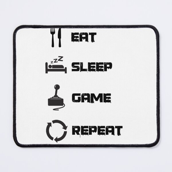 Item preview, Eat Sleep Game Repeat designed and sold by classy-shop.