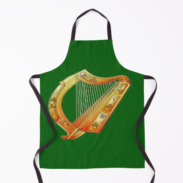 Item preview,  golden celtic irish harp designed and sold by nigejohn.