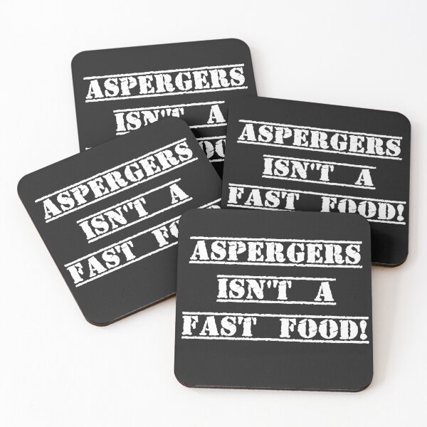 Item preview, Aspergers isnt a fast food funny design designed and sold by Solotree.