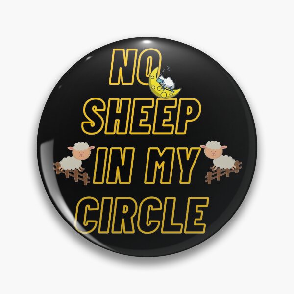 Item preview, no sheep in my circle -sleep of lambs  design designed and sold by nakavt.