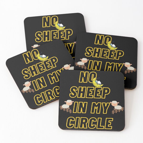 Item preview, no sheep in my circle -sleep of lambs  design designed and sold by nakavt.