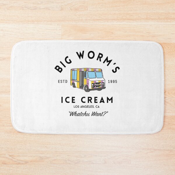 Item preview, Big Worm's Ice Cream - Whatchuwant? - Friday logo designed and sold by Primotees.