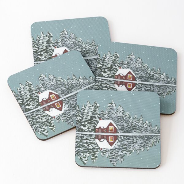 Item preview, Winter Cabin designed and sold by Paula Nasmith.