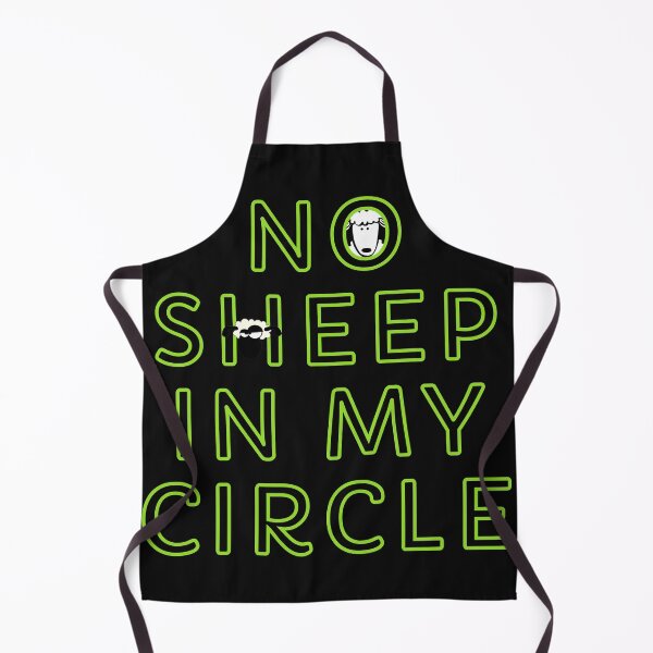 Item preview, no sheep in my circle - text design designed and sold by nakavt.