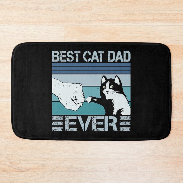 Item preview, Cat Best Cat Dad Ever Retro Fist Design designed and sold by brunsch-print.