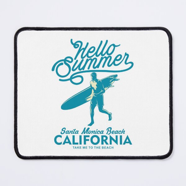 Item preview, Hello Summer Santa Monica California designed and sold by Vector Scout Lab.