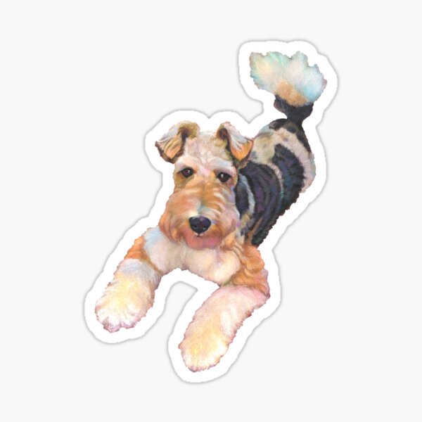 Foxy Fox Terrier Sticker