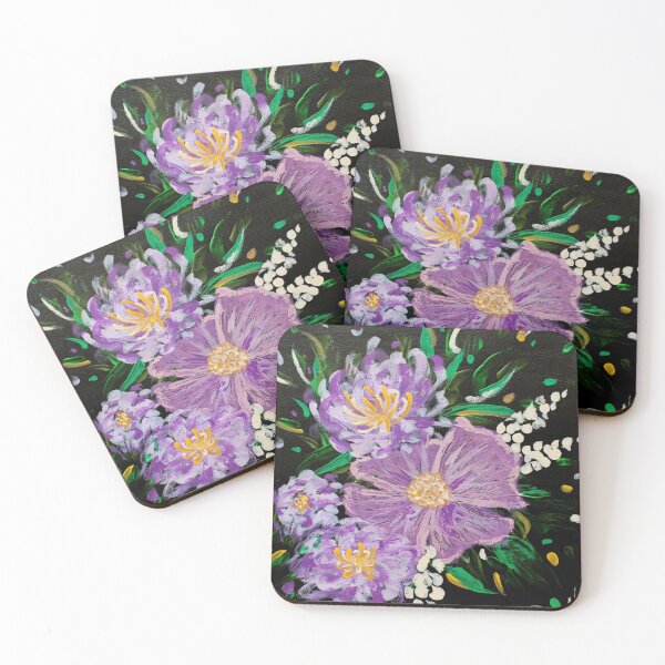 Item preview, Purple Floral #1 designed and sold by natandthearts.