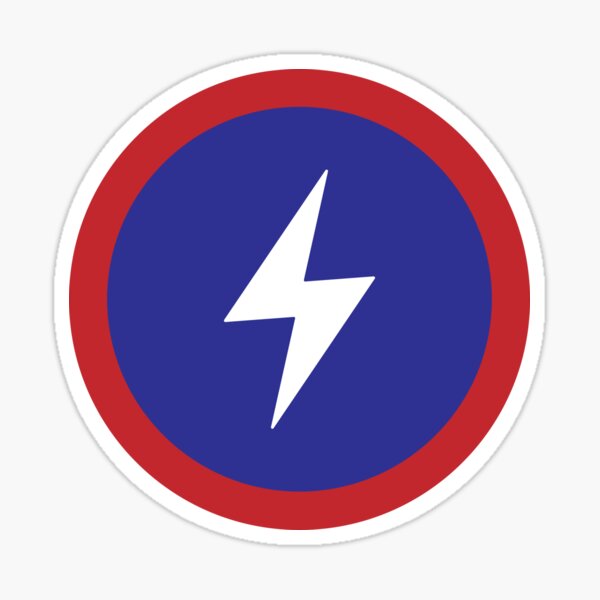 Artikel-Vorschau von Lightning Network Schild - rot und blau - Version 1, designt und verkauft von NautilusMare.