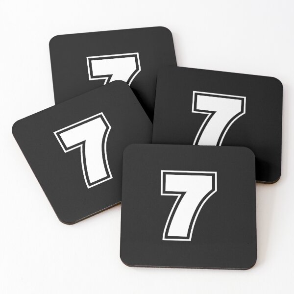 Item preview, 7 Driver Number (White) designed and sold by FilipeFerreira.