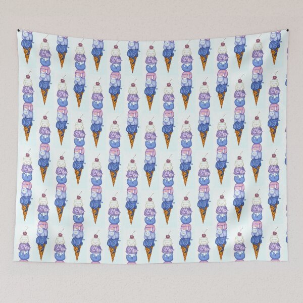 Item preview, Ice Cream Cat Cone designed and sold by LoveJingle.