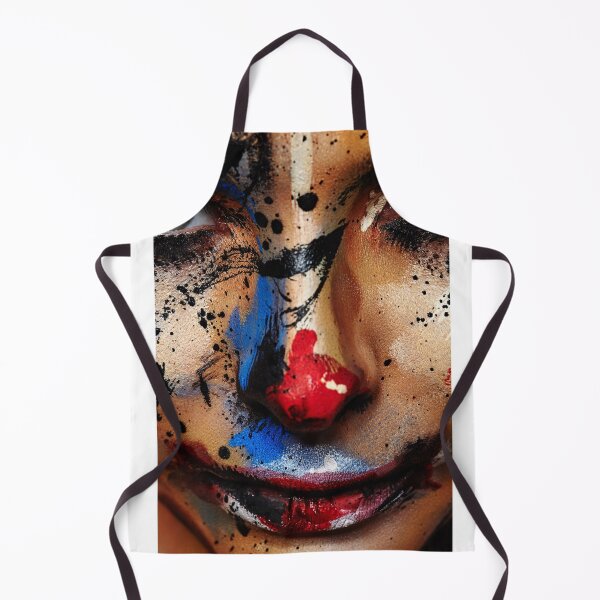 Item preview, Evil Clown Face Art designed and sold by TanzzBubble.