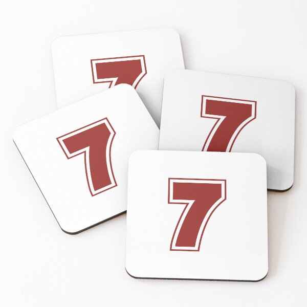 Item preview, 7 Driver Number (Dark Red) designed and sold by FilipeFerreira.
