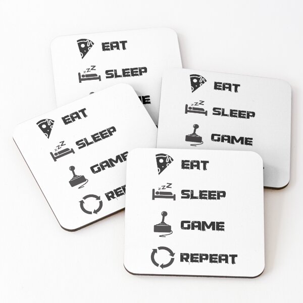 Item preview, Eat Sleep Game Repeat designed and sold by classy-shop.