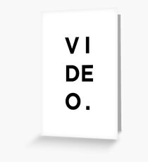 VIDEO. Greeting Card