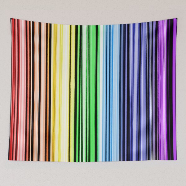 Artikelvorschau, Regenbogen-Liebhaber-Barcode-Streifenmuster entworfen und verkauft von Deborah Camp.