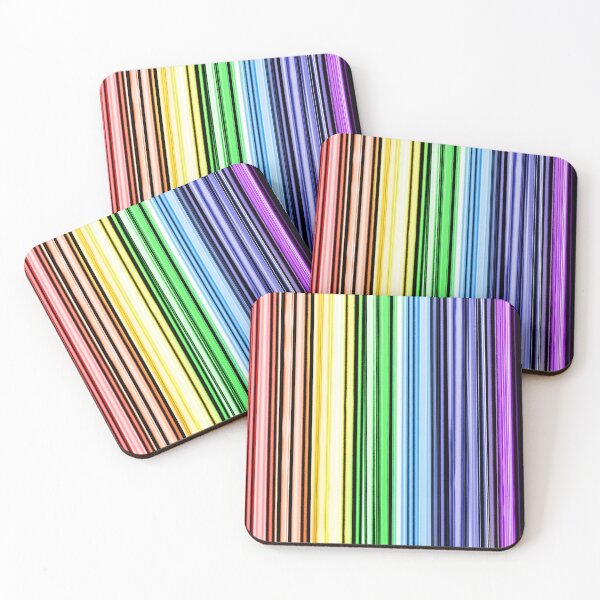 Item preview, Rainbow Lover Barcode Striped Pattern designed and sold by Deborah Camp.