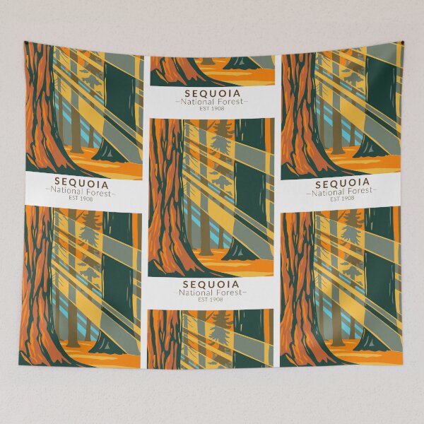 Item preview, Sequoia National Forest California Vintage designed and sold by KrisSidDesigns.