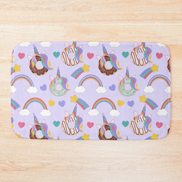 Item preview, Unicorn Donuts Pattern designed and sold by NessiCreates.