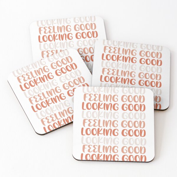 Item preview, Feeling good looking good quote  designed and sold by Hola Ilustra.