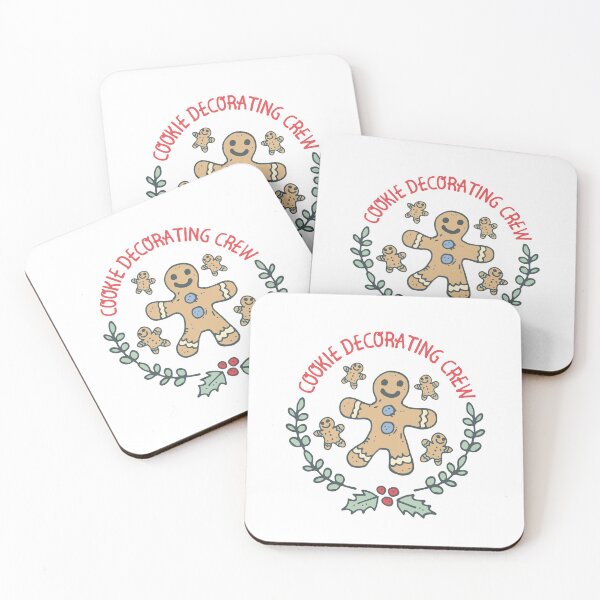 Item preview, Cute Cookie Decorating Crew Christmas Holiday Gingerbread designed and sold by Sixhawkdrive.