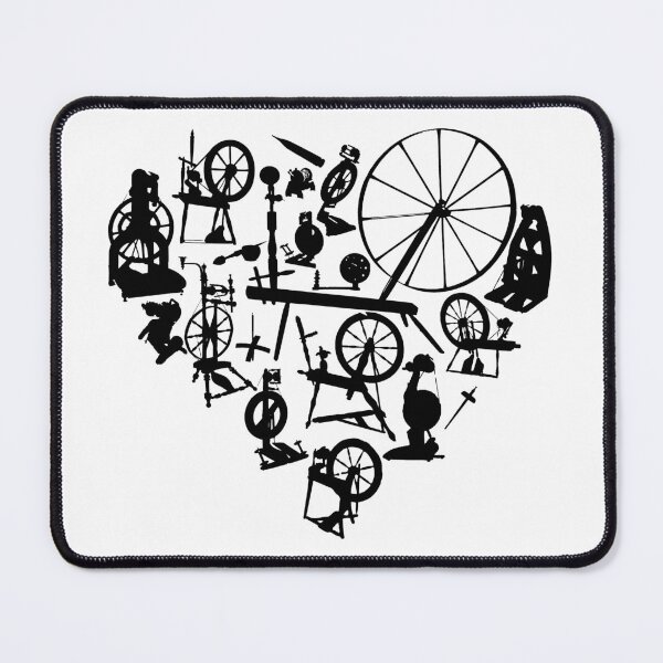 Item preview, I love spinning Heart Shape Hand Spinning Wheel designed and sold by DSeller.