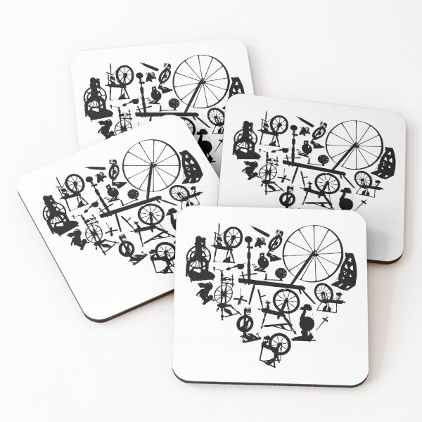 Item preview, I love spinning Heart Shape Hand Spinning Wheel designed and sold by DSeller.