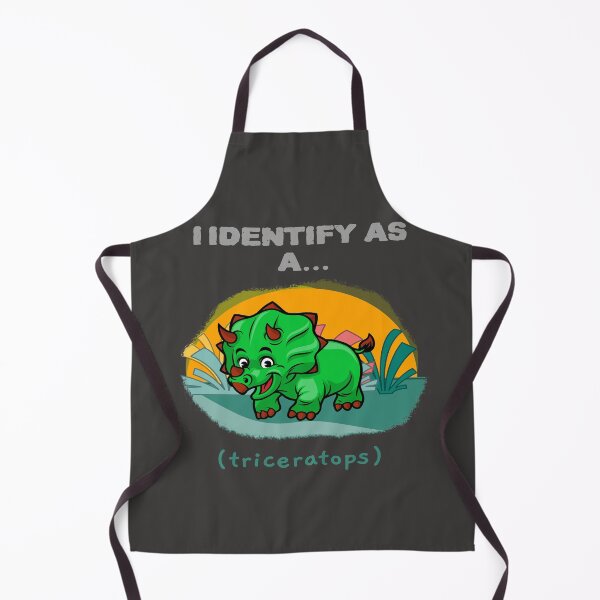 Item preview, I Identify As a Triceratops Funny Dinosaur T-shirts Dinosaur Stickers designed and sold by LMcDs.