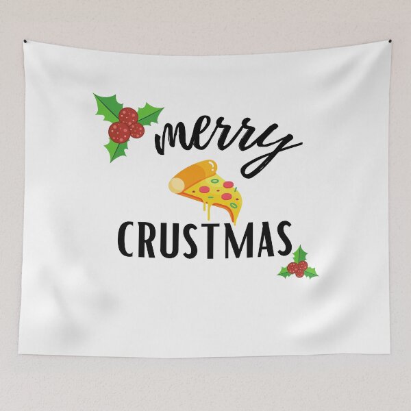 Item preview, Merry Crustmus - Funny Christmas Pizza Quotes designed and sold by Witfulwisdom.