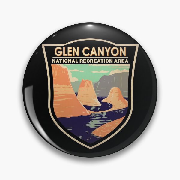 Item preview, Glen Canyon National Recreation Area Reflection Canyon Badge designed and sold by KrisSidDesigns.