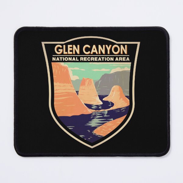Item preview, Glen Canyon National Recreation Area Reflection Canyon Badge designed and sold by KrisSidDesigns.