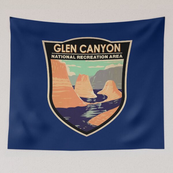 Item preview, Glen Canyon National Recreation Area Reflection Canyon Badge designed and sold by KrisSidDesigns.