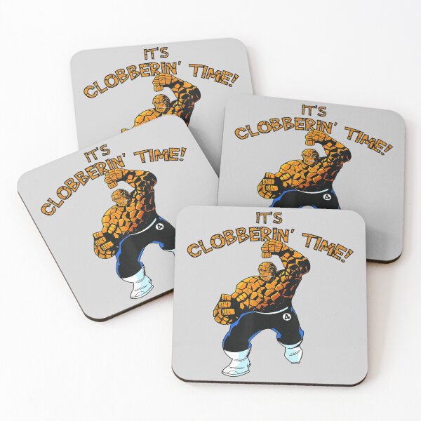 Item preview, Fantastic Four The Thing Clobberin Time Action Shot designed and sold by bosgrmarjopp95.
