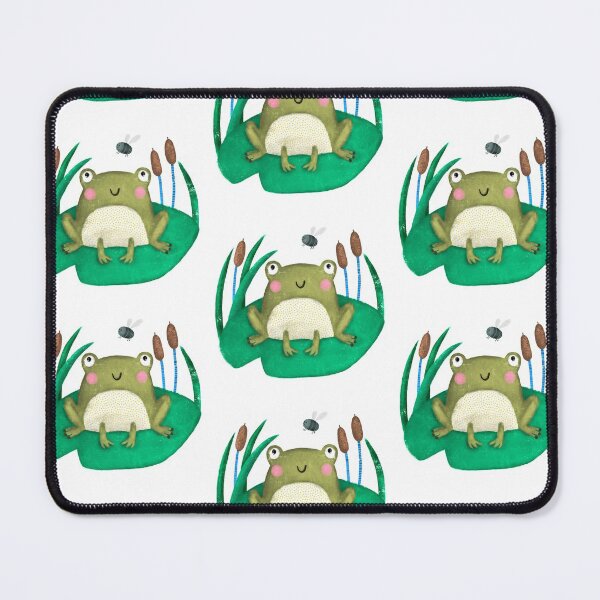 Item preview, Hungry Frog illustration designed and sold by laurendemoet.
